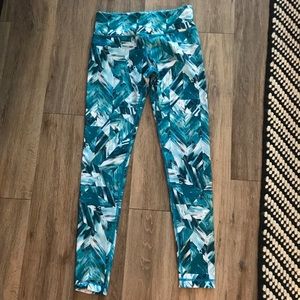 Printed high waisted leggings